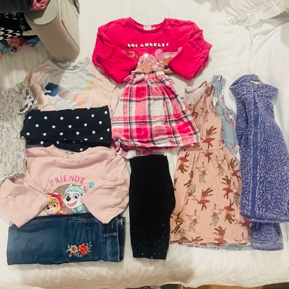 7-8yrs Girls Clothes Bundle/Lot - 11 pieces total